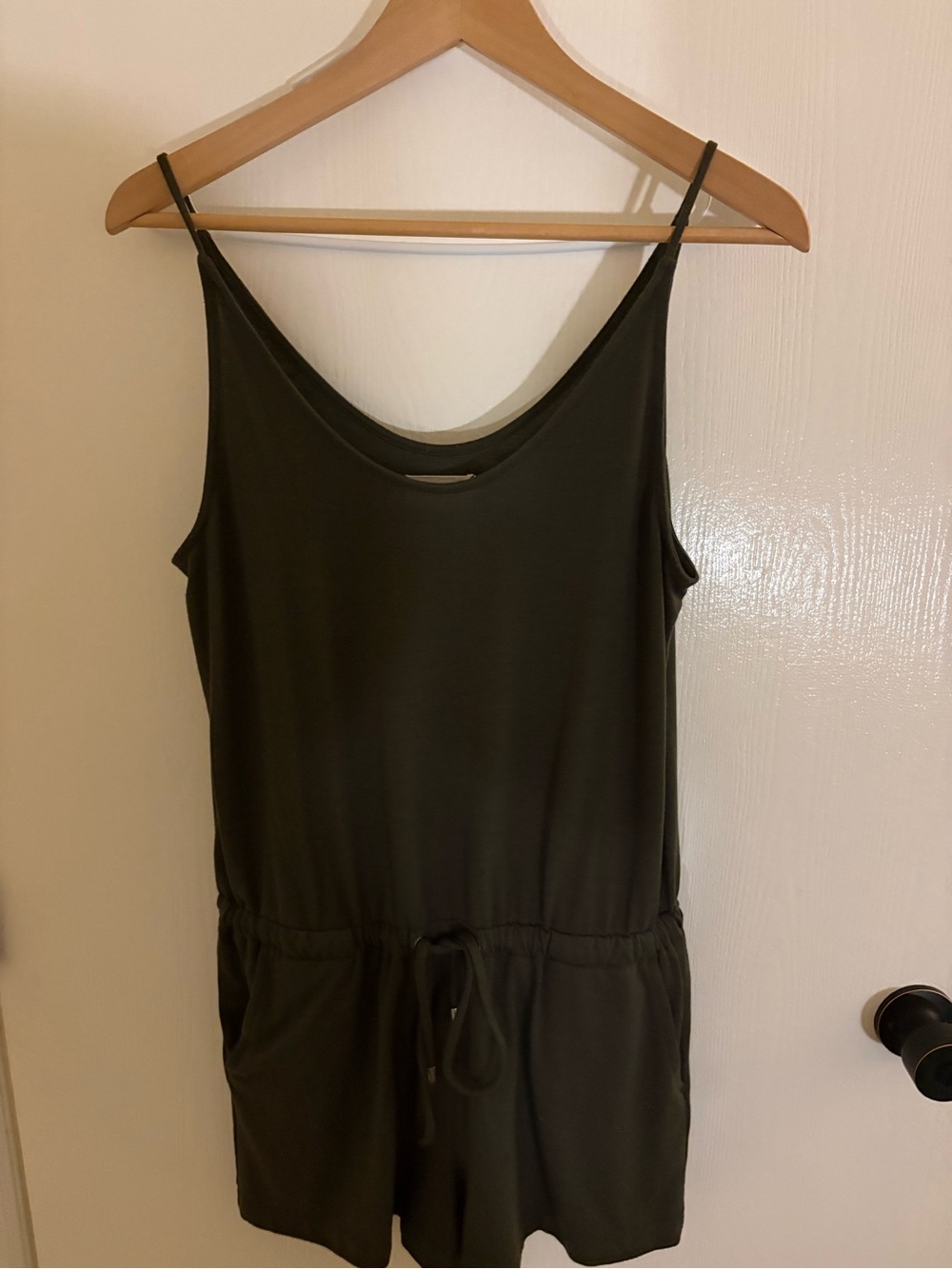 Lou & Grey Olive Green Romper